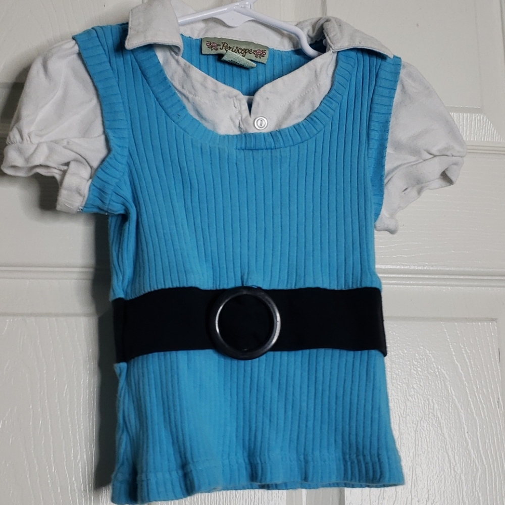 🖤5/$12 Periscope Blue & White Top Size 4